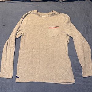 Men’s Lacoste Sleepwear Longsleeve Tee w/ Embroidered Alligator Logo (like new!)